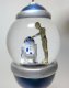 C3PO and R2D2 globe Star Wars sketchbook ornament (Disney Store 30th Anniversary) 2017 - 1