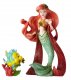 Holiday Ariel and Flounder 'Couture de Force' Disney figurine set