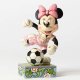 'Goal!' - Minnie Mouse playing soccer figurine (Jim Shore Disney Traditions) - 1