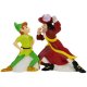 Peter Pan & Captain Hook magnetized salt and pepper shaker set (Westland)