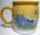 Winnie the Pooh and pals watercolor coffee mug