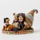 'Holiday Harvest' - Mickey, Minnie and Pluto cornucopia Thanksgiving figurine (Jim Shore Disney Traditions)