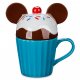 Mickey Mouse Disney coffee mug with cupcake lid