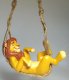 Adult Simba in hammock ornament