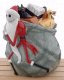 Santa Jack Skellington cookie jar