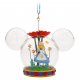 Alice in Wonderland in Mickey Mouse shaped glass dome Disney sketchbook ornament