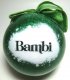 Bambi decoupage glitter ornament - 1