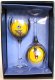 Set of Jack Skellington & Sally wine glasses (2004)