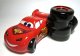 Lightning McQueen and tires magnetized salt and pepper shaker set