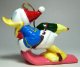 Wonderful Winterland Donald Duck on skis with rocket ornament