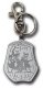 Lock, Shock & Barrel pewter keychain