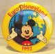 Mickey Mouse at EuroDisneyland button
