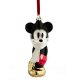 Mickey Mouse with scarf glass ornament - 0