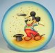 Miniature decorative plate of magician Mickey Mouse