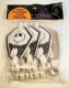 Bag of 6 medallion blowouts of Jack Skellington