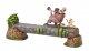 'Carefree Camaraderie' - Simba, Pumbaa and Timon on log figurine (Jim Shore Disney Traditions) - 3