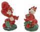 Chip 'N Dale with strawberries salt & pepper shakers