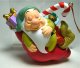 Sleepy in gift sack ornament (Grolier)