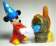 Mickey Mouse as Sorcerer's Appentice and broom salt and pepper shaker set