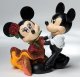 Disney Minnie and Mickey Mouse dancing tango figurine