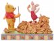 'Jumping into Fall' - Winnie the Pooh and Piglet in leaves figurine (Jim Shore Disney Traditions) - 3
