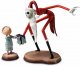 'A Ghoulish Gift' - Santa Jack Skellington and Timmy figurine (Walt Disney Classics Collection)