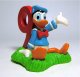 Donald Duck sitting Number 9 Disney PVC figure - 1