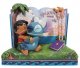 'Ohana Means Family' - Lilo and Stitch storybook figurine (Jim Shore Disney Traditions) - 0