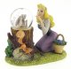 Aurora with forest friends mini snowglobe