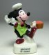 Mickey Mouse baking Disney porcelain bisque miniature figure