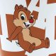 Chip 'N Dale logo Disney coffee mug - 2