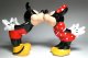 Mickey Mouse and Minnie Mouse kissing magnetized salt and pepper shaker set