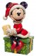 'Chocolate Delight' - Santa Minnie Mouse with hot chocolate figurine (Jim Shore Disney Traditions)