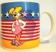 Daisy Duck as Betty Grable coffee mug
