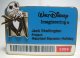 Jack Skellington 'Walt Disney Imagineering staff ID badge' pin