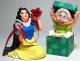 Snow White and Dopey ornament set