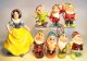 Snow White and Seven Dwarfs Disney ornament set (Schmid)