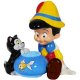 Pinocchio with Figaro & Cleo magnetized salt & pepper shaker set