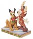 PRE-ORDER: 'Festive Friends' - Mickey Mouse in reindeer suit with Pluto Christmas figurine (Jim Shore Disney Traditions) - 4