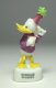 Donald Duck in a party hat Disney porcelain bisque miniature figure