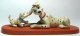 Perdita & Dalmatian puppy miniature pewter figure