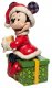 'Chocolate Delight' - Santa Minnie Mouse with hot chocolate figurine (Jim Shore Disney Traditions) - 2