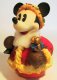 Santa Mickey Mouse with gift sack figure