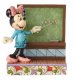 'Class Act' - Teacher Minnie Mouse at blackboard figurine (Jim Shore Disney Traditions)