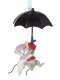 Bernard and Bianca on umbrella The Rescuers Disney sketchbook ornament (2021) - 0