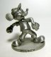 Mickey Mouse playing baseball pewter figure