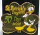 Donald Duck St. Patrick's Day 2005 - 50 Days to Go! Disney pin