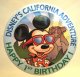 Disney's California Adventure Happy 1st Birthday button
