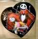 Jack Skellington and Sally heart magnet (from Tim Burton's 'The Nightmare Before Christmas')