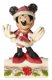 'Festive Fashionista' - Minnie Mouse Christmas 'personality pose' figurine (Jim Shore Disney Traditions)